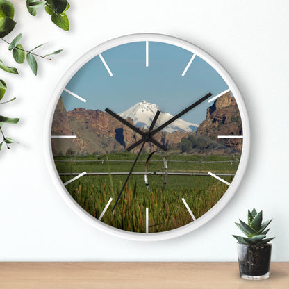 Mountain & Rocky Cliffs Wall Clock