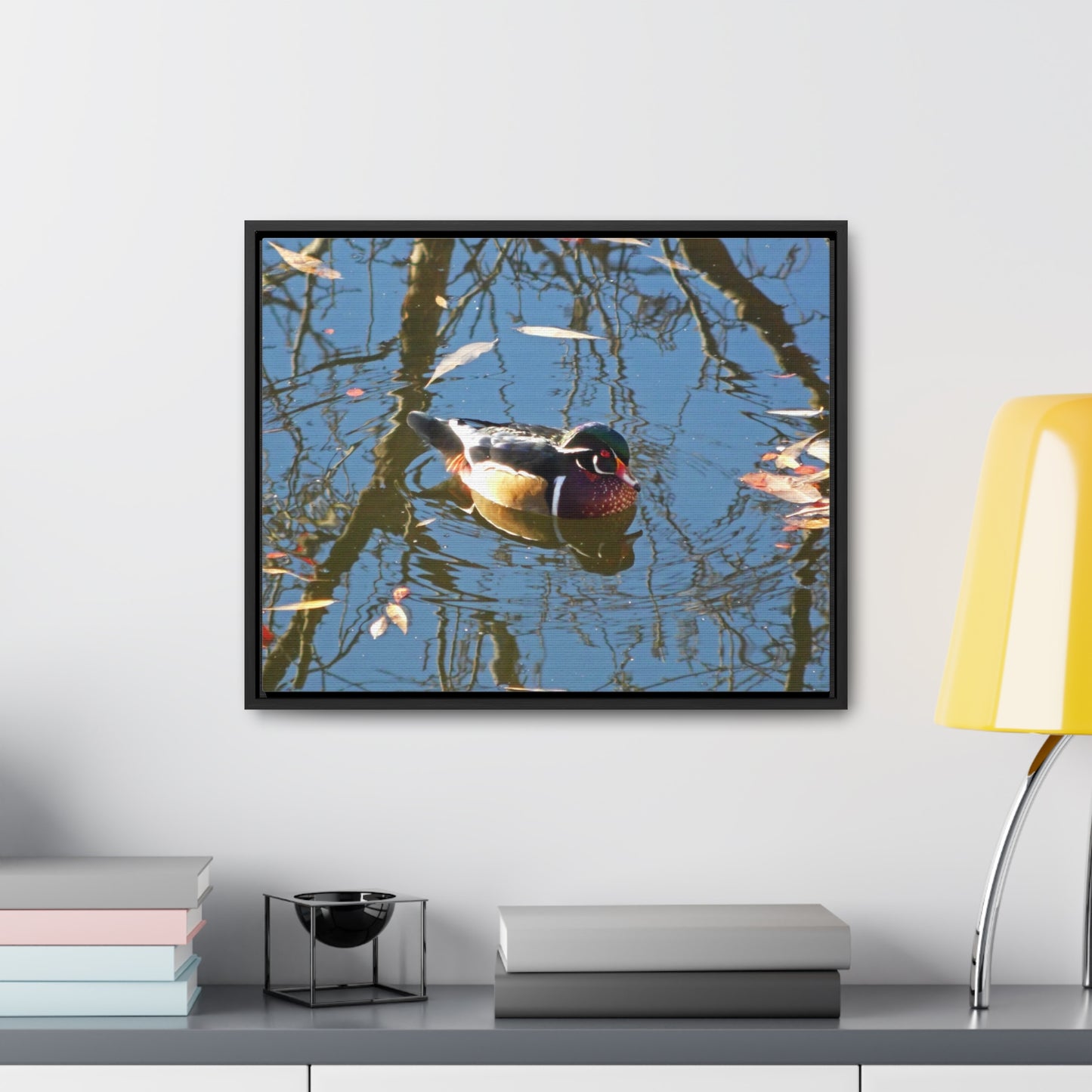Reflections Wood Duck Gallery Canvas Wraps Framed