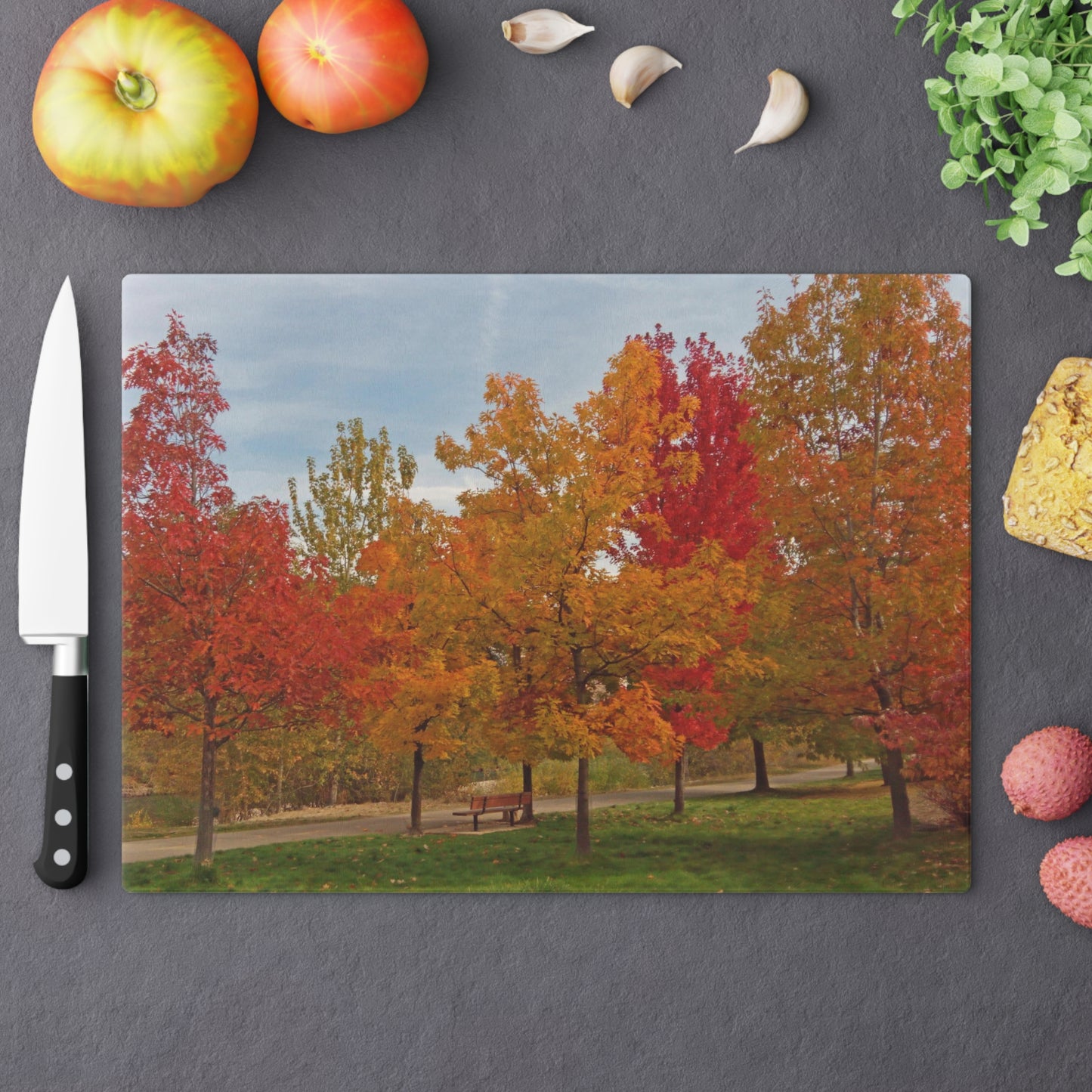 Autumn Serenity Cutting Board Dishwasher Safe