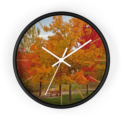 Autumn Serenity Wall Clock