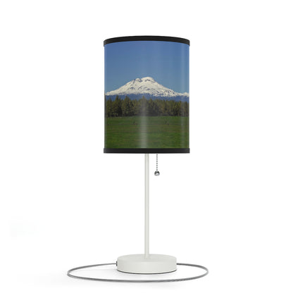 Mountain Field Lamp on a Stand