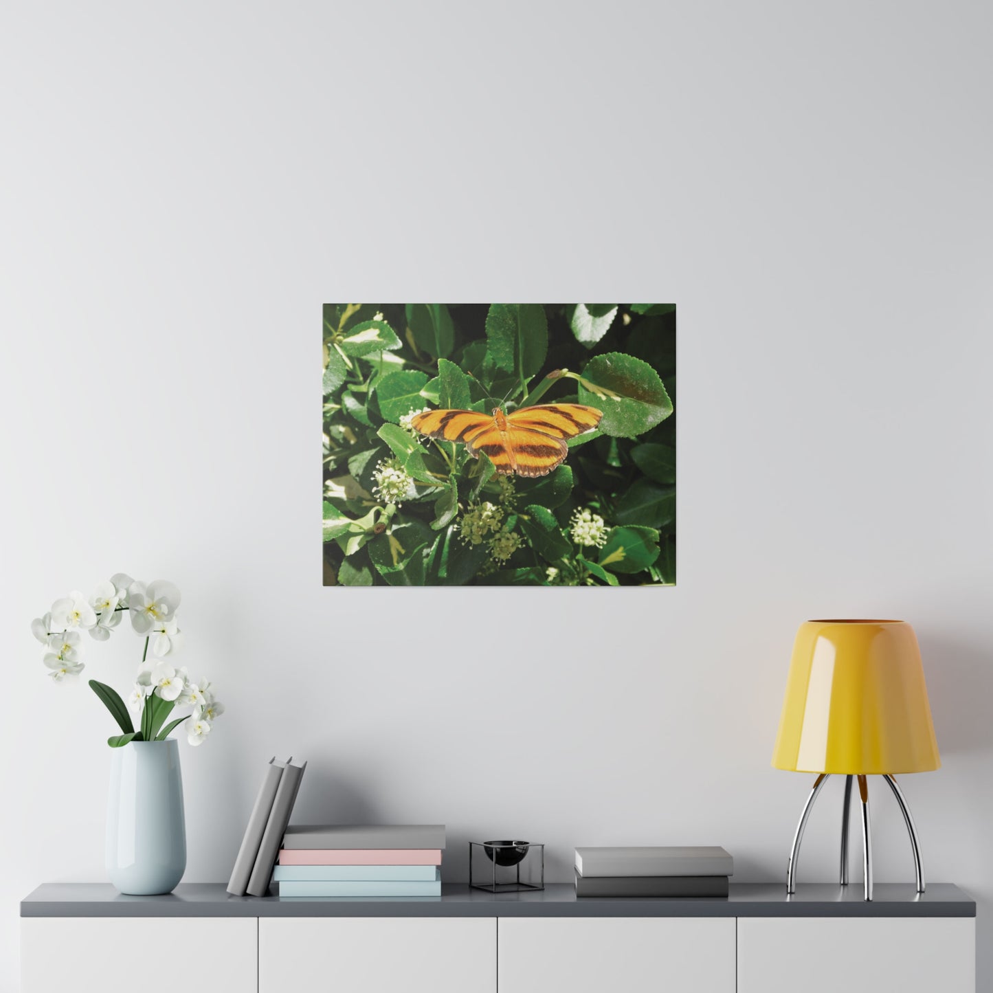 Golden Butterfly Matte Canvas
