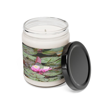 Water Lilies Scented Soy Candle, 9oz
