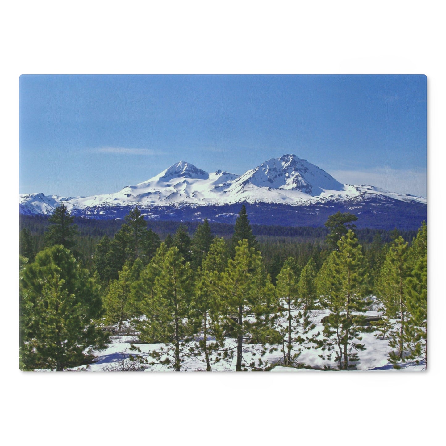 Winter Two Sisters Cutting Board Dishwasher Safe