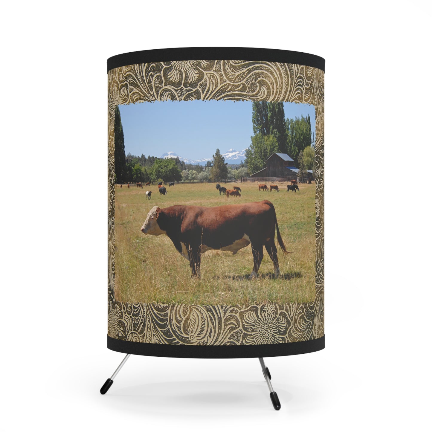 King Of The Pasture Tripod Lamp