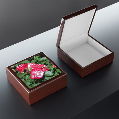 Romantic Roses Jewelry Box ~ 7.24"