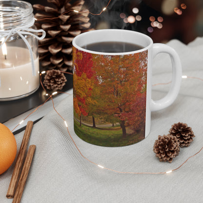 Autumn Serenity Ceramic Mug 11oz