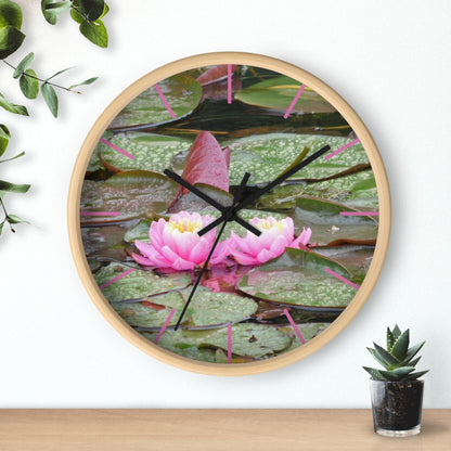 Water Lilies Wall Clock