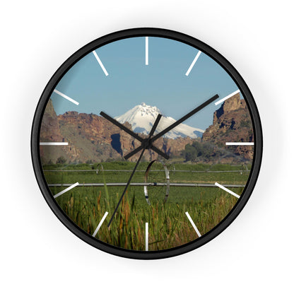 Mountain & Rocky Cliffs Wall Clock