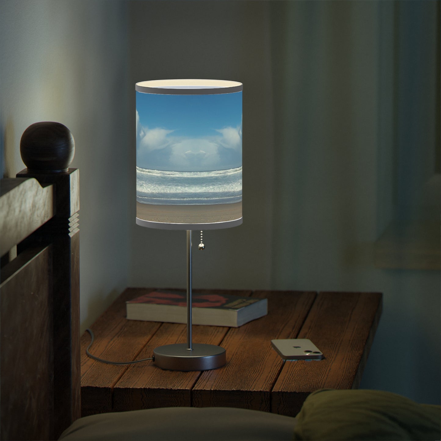 Blue Sky Beach Lamp on a Stand